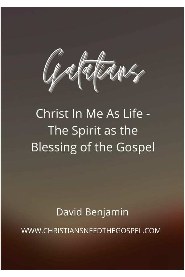 Galatians - Christ in Me As Life - the Spirit as the Blessing of the Gospel - Paperback (Shipped To You)