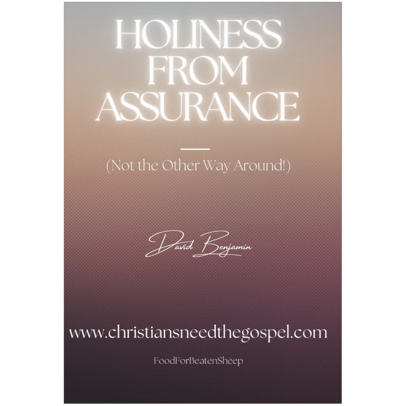holiness from assurance